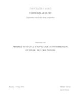 PROJEKT SUSTAVA ZA NAPAJANJE AUTOMOBILSKOG OTTOVOG MOTORA PLINOM
