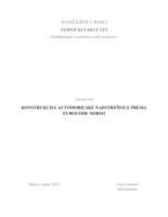 Konstrukcija automobilske nadstrešnice prema EUROCODE normi