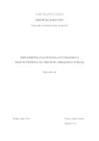 IMPLEMENTACIJA SUSTAVA AUTOMATSKOG URAVNOTEŽENJA NA VRETENO OBRADNOG STROJA