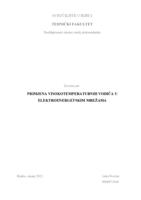 Primjena visokotemepraturnih vodiča u elektroenergetskim mrežama