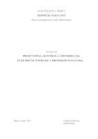 Proizvodnja, kontrola i distribucija električne energije u brodskim sustavima