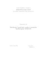 Detekcija i praćenje vozila u prometu korištenjem YOLOv8