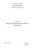 PROCJENA TVRDOĆE POBOLJŠANOG ČELIČNOG UZORKA SS-15.1