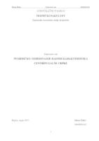 NUMERIČKO ODREĐIVANJE RADNIH KARAKTERISTIKA CENTRIFUGALNE CRPKE 