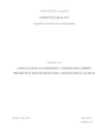 prikaz prve stranice dokumenta Transformator s kosom regulacijom kao sredstvo za upravljanje zagušenjima u prijenosnoj mreži