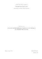 prikaz prve stranice dokumenta Analiza korozijskih svojstava aluminija i aluminijevih legura
