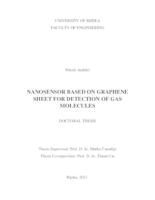 prikaz prve stranice dokumenta Nanosenzor temeljen na grafenu za detekciju plinova
