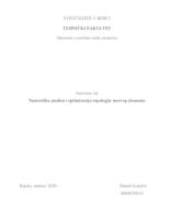prikaz prve stranice dokumenta Numerička analiza i optimizacija topologije nosivog elementa