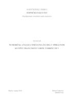 prikaz prve stranice dokumenta NUMERIČKA ANALIZA STRUJANJA FLUIDA U SPIRALNOM KUĆIŠTU FRANCISOVE VODNE TURBINE TIP 1