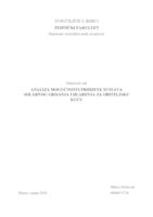 prikaz prve stranice dokumenta Analiza mogućnosti primjene sustava solarnog grijanja i hlađenja za obiteljsku kuću