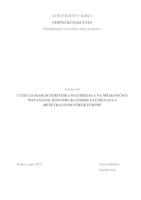prikaz prve stranice dokumenta Utjecaj karakteristika materijala na mehaničko ponašanje konstrukcijskih elemenata s rešetkastom strukturom