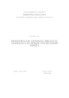 prikaz prve stranice dokumenta Predviđanje genskog izražaja modelima dubokih neuronskih mreža