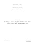 prikaz prve stranice dokumenta NUMERIČKA ANALIZA STRUJANJA FLUIDA U SPIRALNOM KUĆIŠTU FRANCISOVE VODNE TURBINE TIP 3
