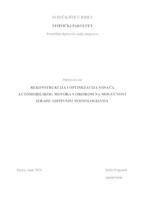 prikaz prve stranice dokumenta Rekonstrukcija i optimizacija nosača automobilskog motora s obzirom na mogućnost izrade aditivnim tehnologijama